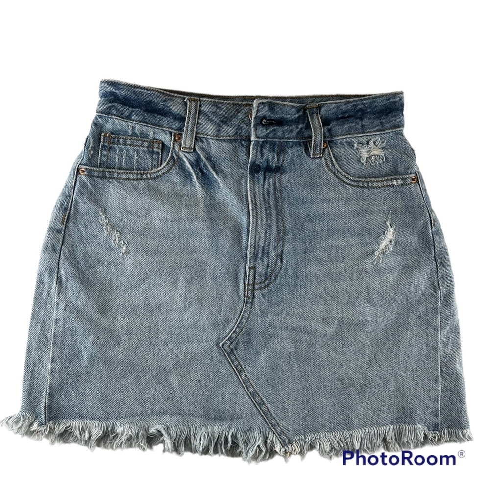 Pacsun denim mini skirt.